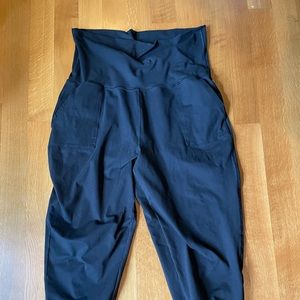 High Waisted Black Joggers